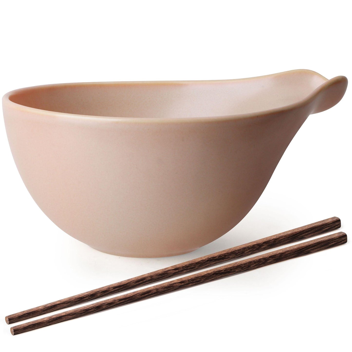 Ramen Bowl with Chopsticks, 42oz Ceramic Noodle Bowl