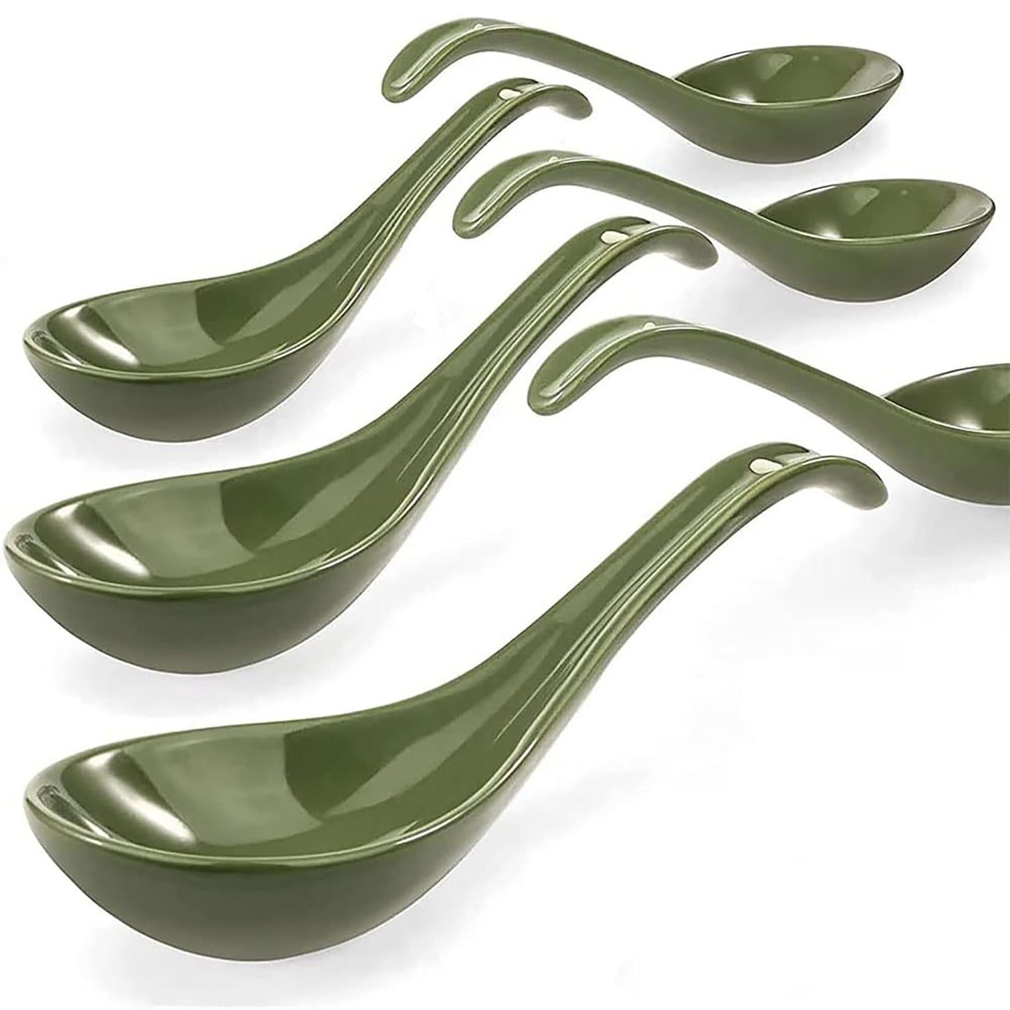 6.75 inch Asian Soup Spoons Set of 6